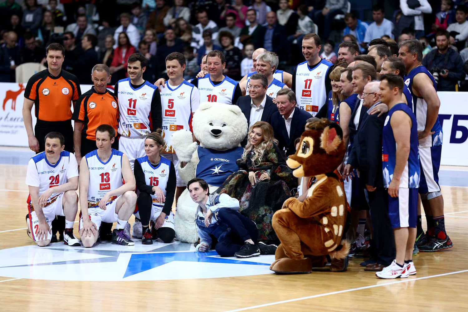 Руководители Лиги приняли участие в благотворительном матче «Звезды баскетбола»