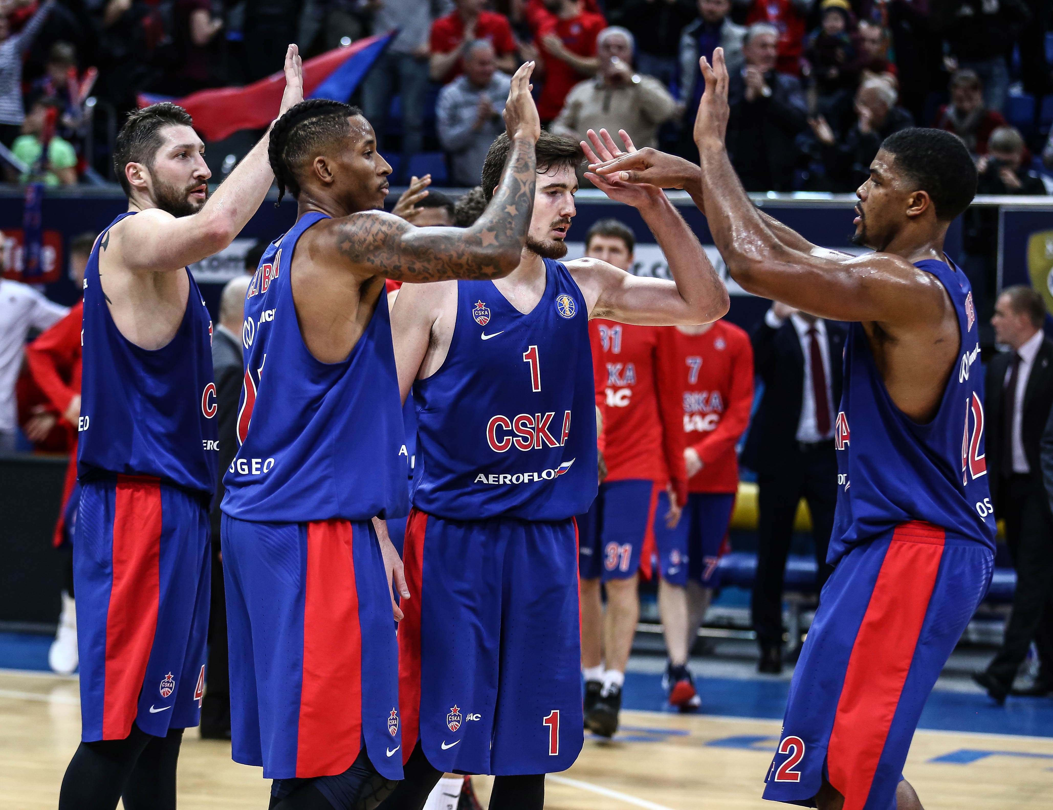 CSKA Tops Khimki In Front Of Sell-Out Crowd