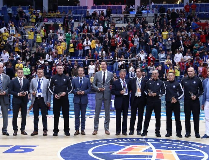 League Recognizes Referees And Commissioners At Final Four