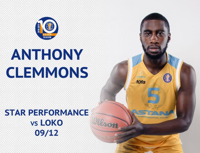 Star Performance: Anthony Clemmons vs. Lokomotiv-Kuban