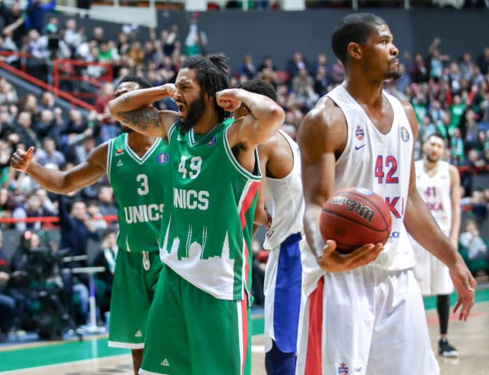 Week 17 In Review: UNICS Stops CSKA, Reynolds Warms Up For Dunk Contest, Astana On Track For Record Finish