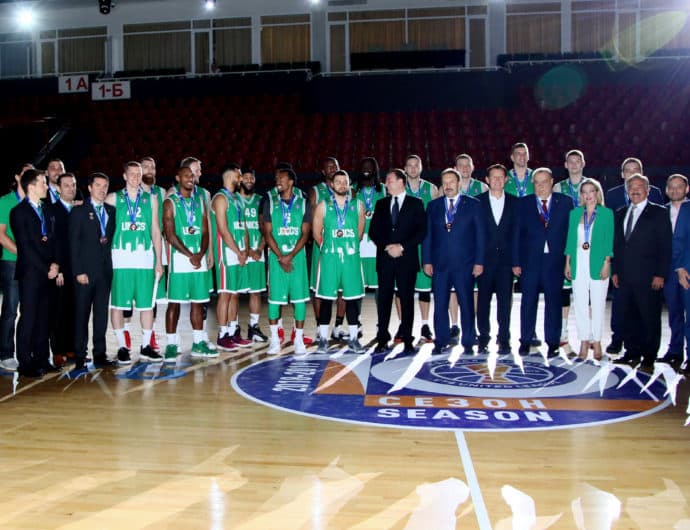 UNICS Awarded Third-Place Medals In Russian Championship