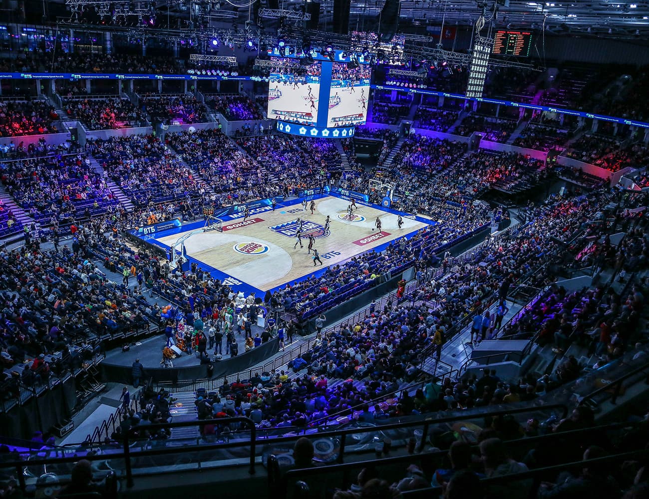 The highest attendance at Russian arenas in League history