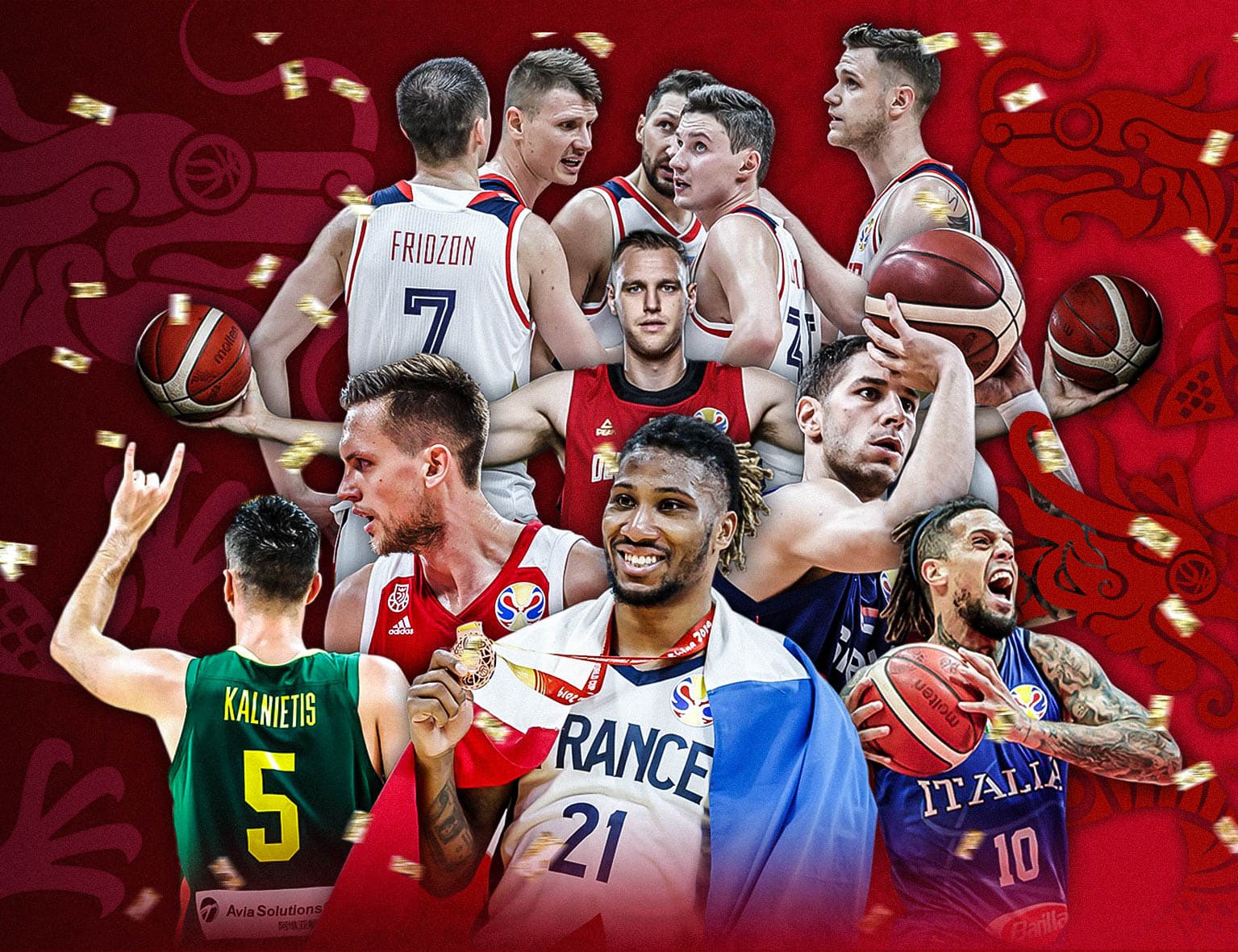 VTB League players at the world cup in China. Results