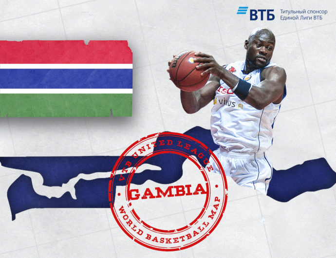 World basketball map: Gambia