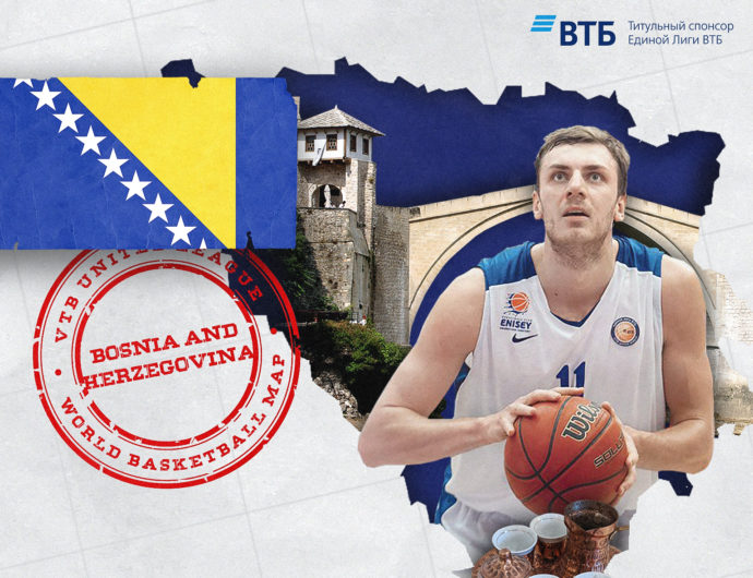 World basketball map: Bosnia and Herzegovina