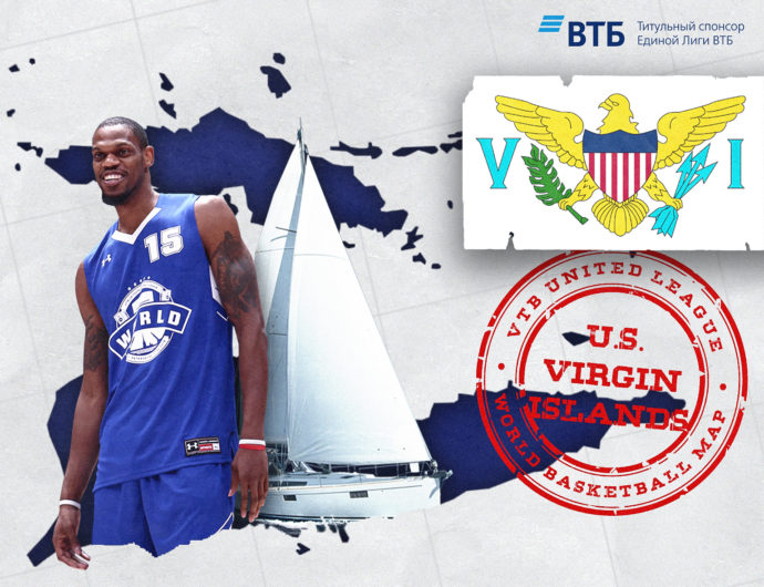 World basketball map: The United States Virgin Islands