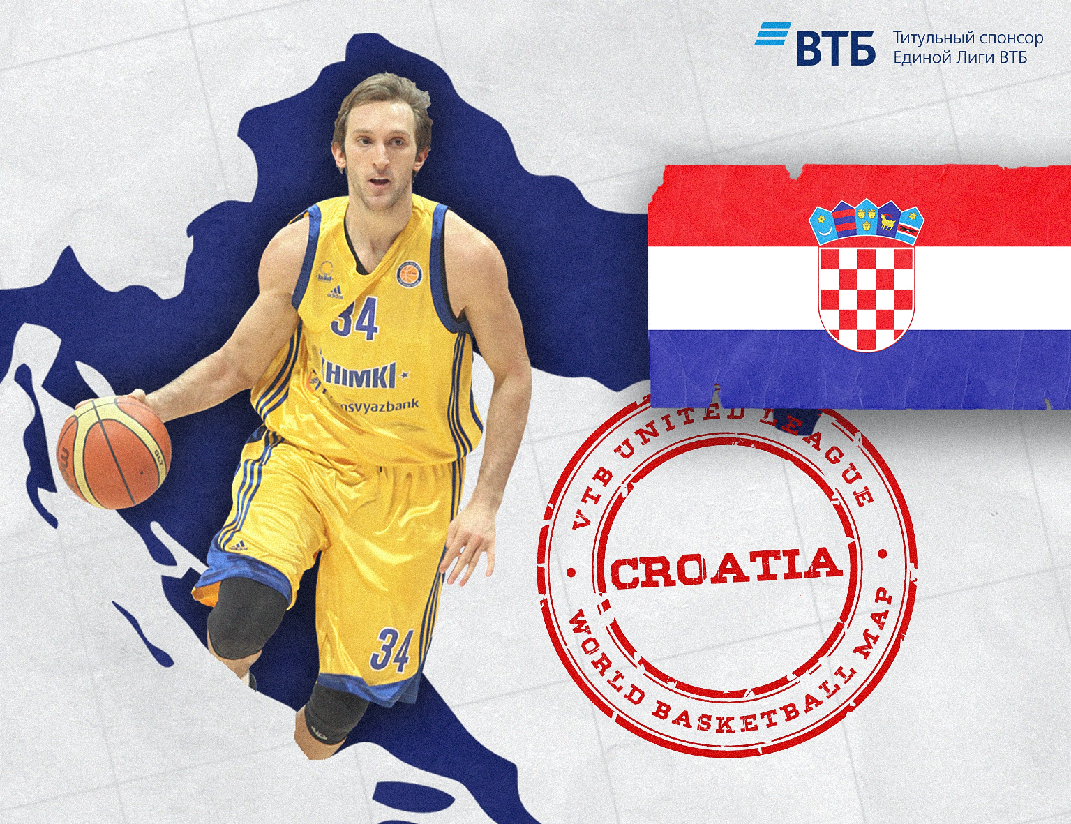 World basketball map: Croatia