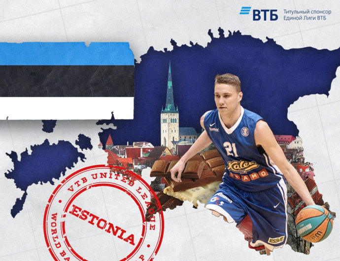 World basketball map: Estonia