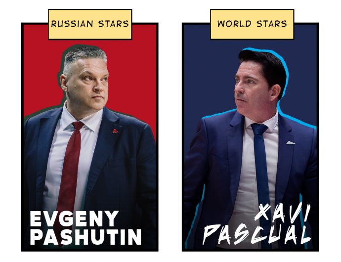 Evgeny Pashutin and Xavi Pascual will be All-Star Game head coaches