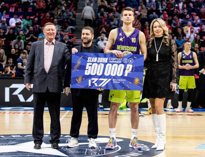Samson Ruzhentsev wins the R7 Slam-Dunk Contest at the All-Star Game in Moscow