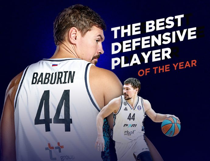 Evgenii Baburin is the Defensive Player of the Year!