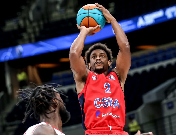 Casper Ware scored 44 points against Loko. CSKA player set a new SuperCup and career high