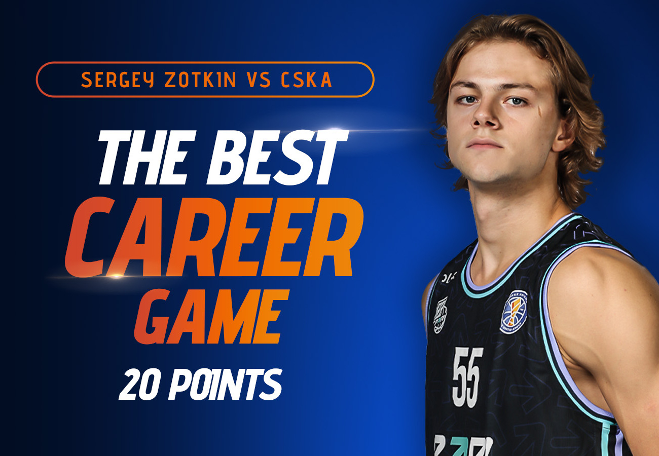 Sergey Zotkin had 20 points and 7 assists against CSKA