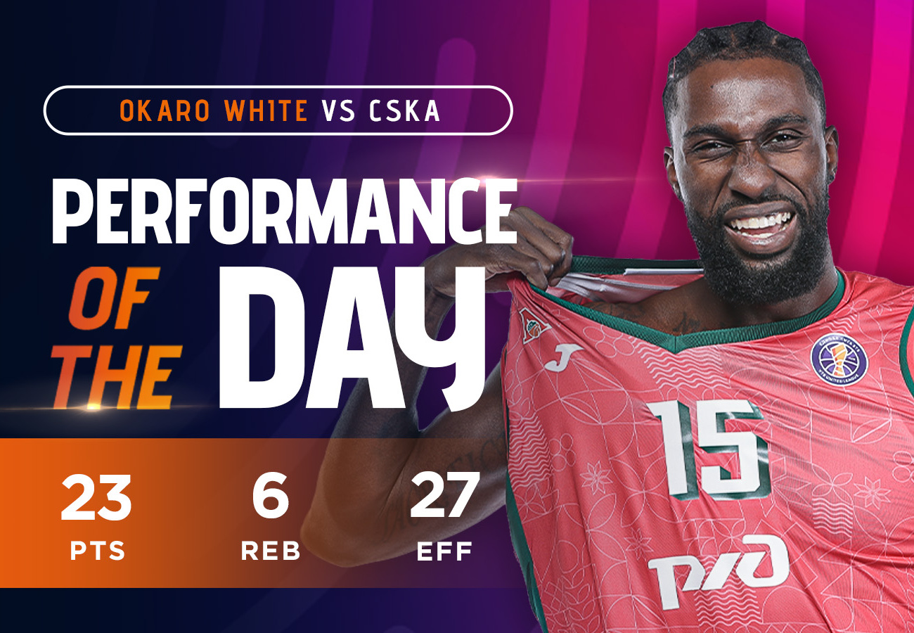Okaro White scored 23 points and 6 rebounds, Loko beat CSKA