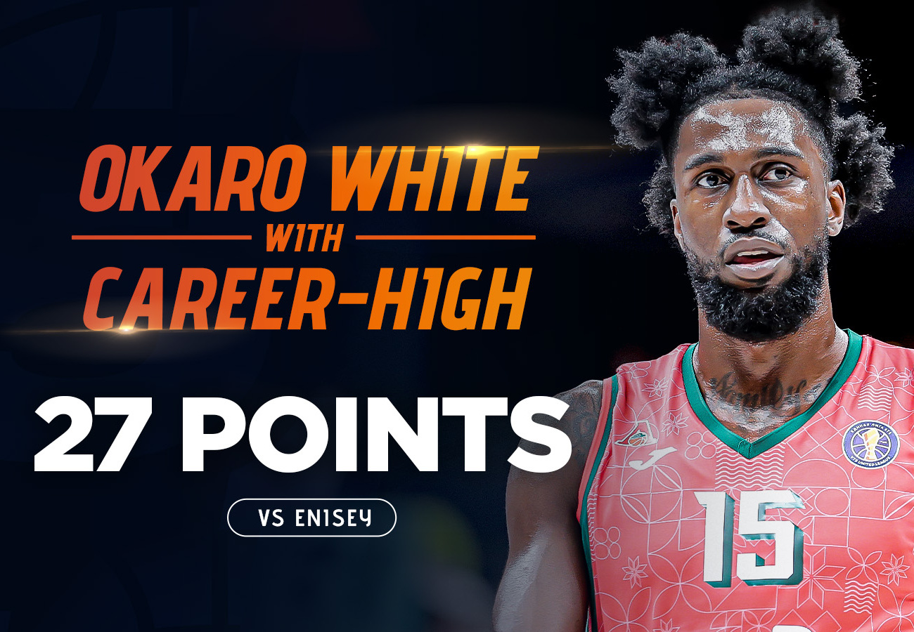 Okaro White set a new career-high against Enisey – 27 points