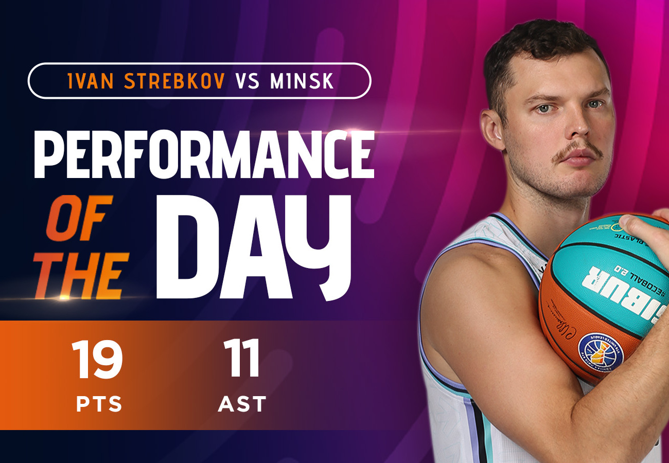 Ivan Strebkov returned Pari NN back on the winning path with 19 points and 11 assists against MINSK