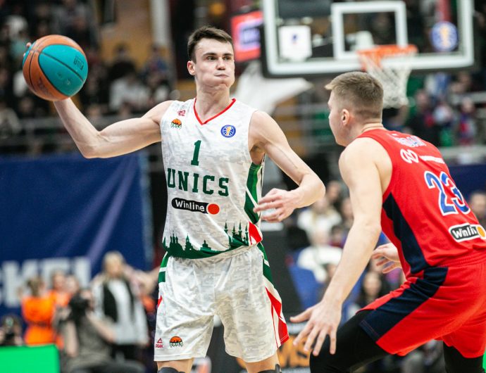 UNICS defeated CSKA in Moscow