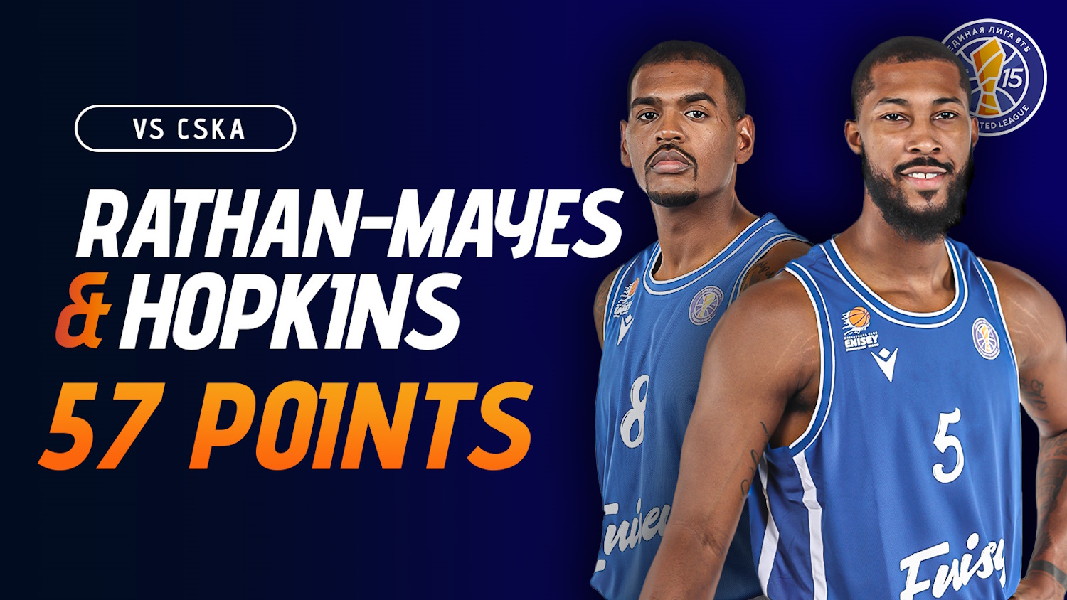 Xavier Rathan-Mayes and Mikael Hopkins combined for 57 points in the winning against CSKA