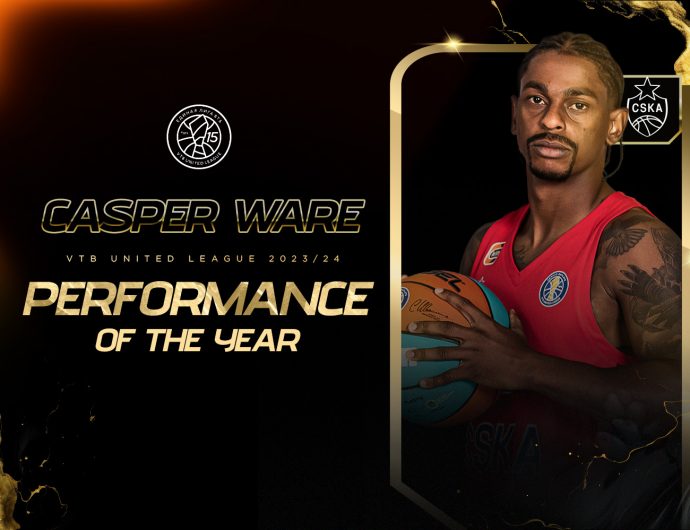 Casper Ware gets the Performance of the Year award