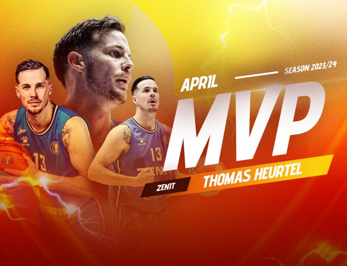 Thomas Heurtel is the MVP of April