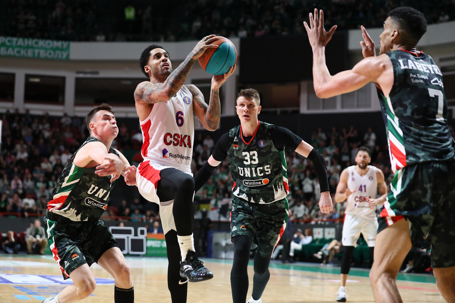 Melo Trimble scored 28 points and provide win in Finals Game 1 versus UNICS