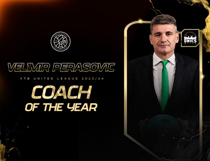 Velimir Perasovic is the Coach of the Year