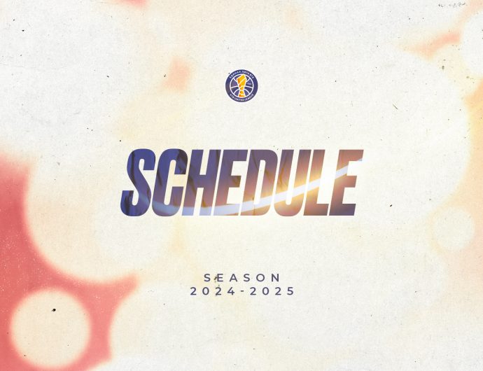 2024/25 season schedule has been approved
