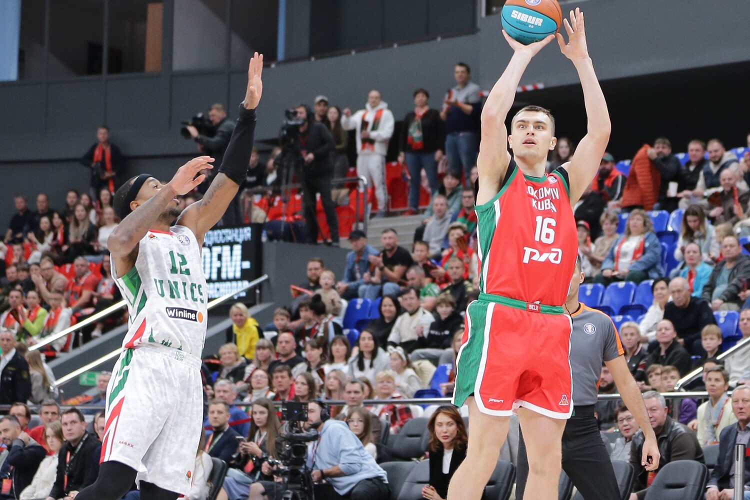 Anton Kvitkovskikh helped Lokomotiv Kuban beat UNICS