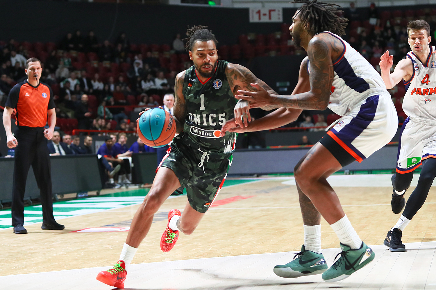 UNICS scores 100 for the 3rd time and defeated PARMA