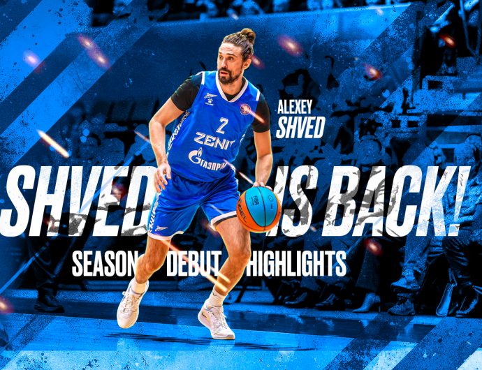 Alexey Shved makes his debut for Zenit
