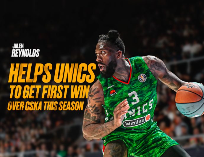 Jalen Reynolds helped UNICS to get first win over CSKA in season