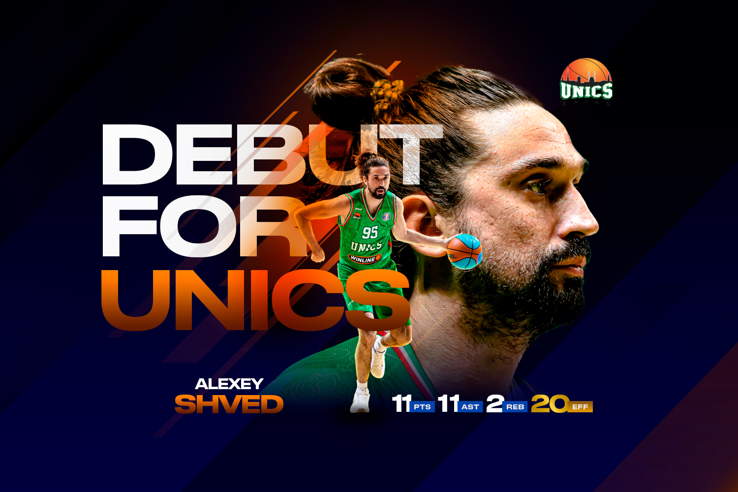 Алексей Швед дебютировал за УНИКС