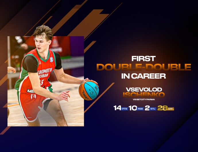 Всеволод Ищенко оформил первый дабл-дабл в карьере