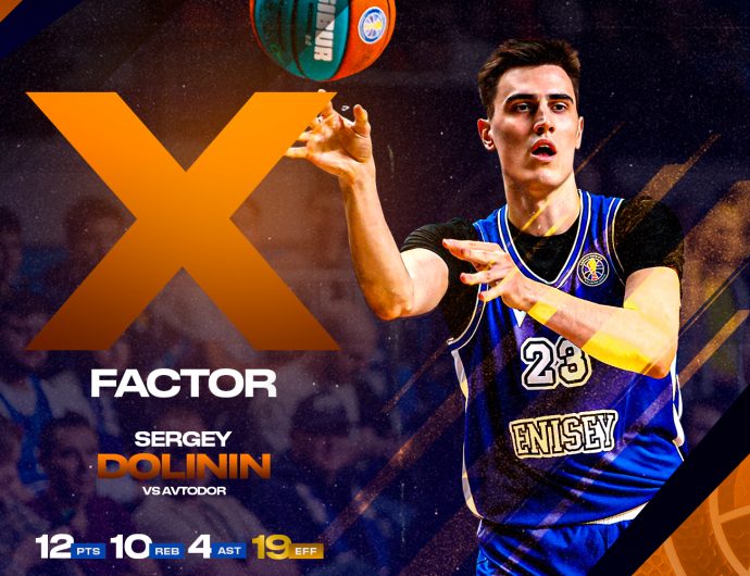 Сергей Долинин оформил первый в карьере дабл-дабл