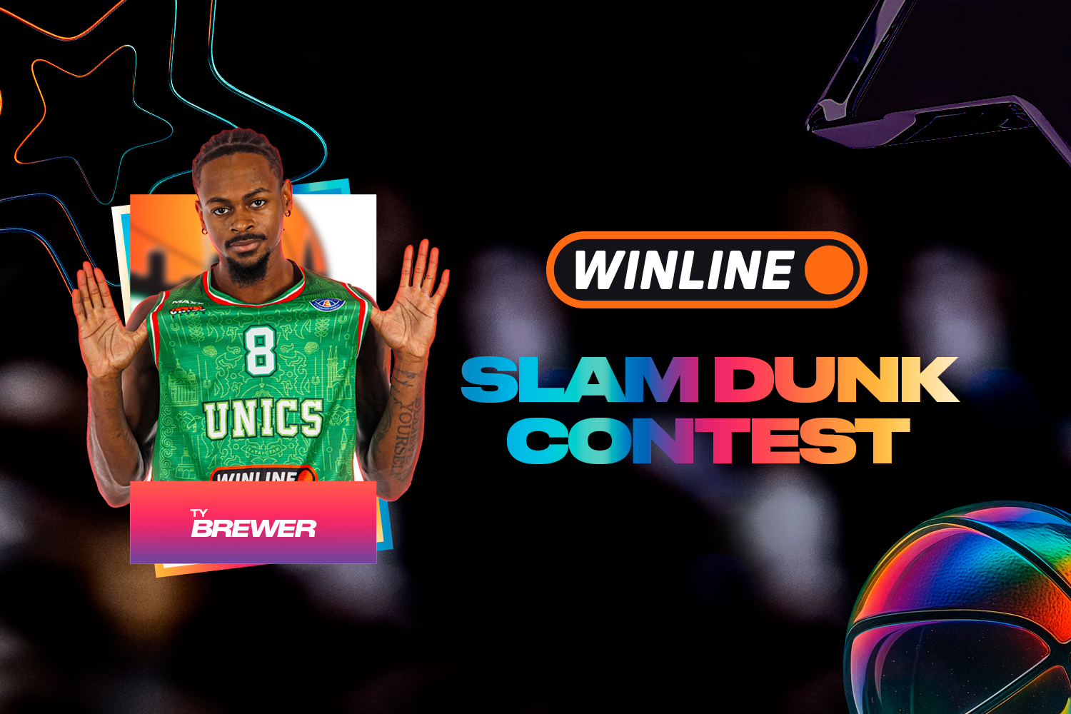 Ty Brewer will participate in WINLINE Slam-Dunk Contest