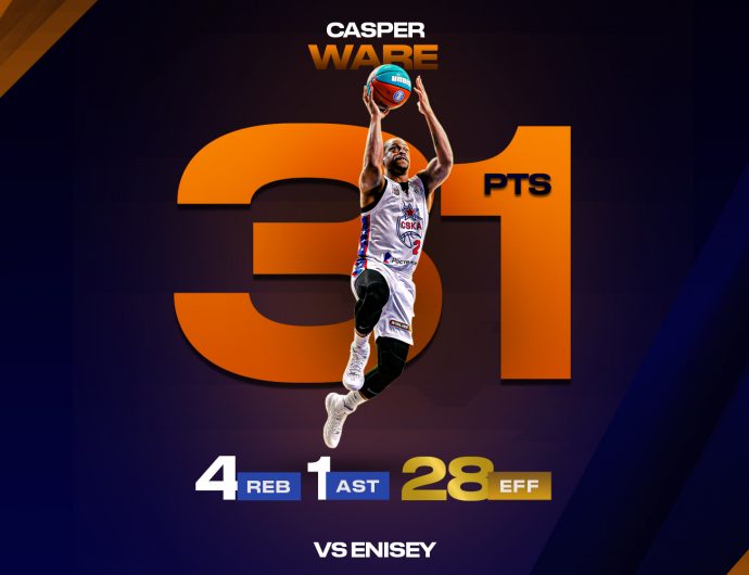 Каспер Уэйр набрал 31 очко в матче с «Енисеем»