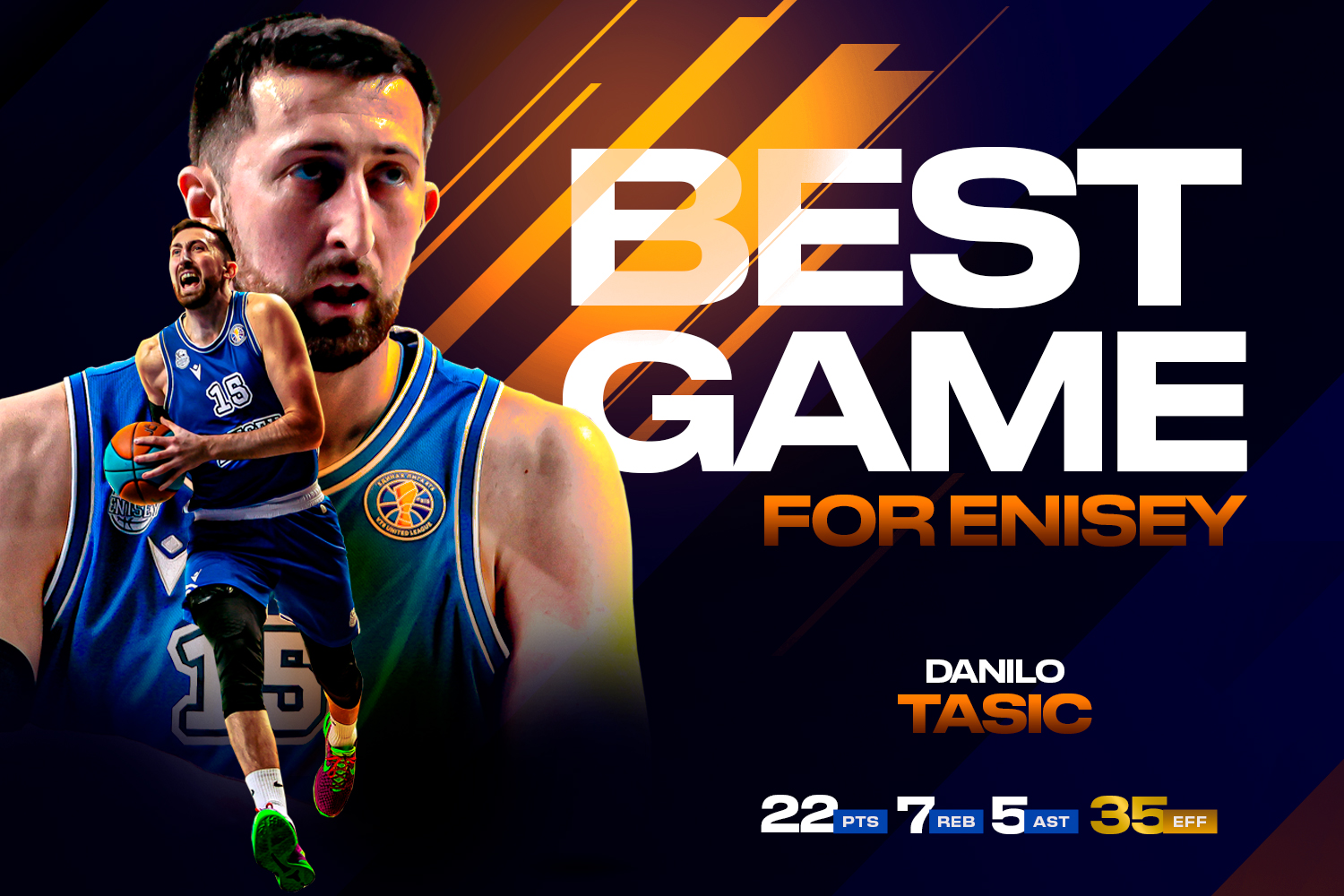 Данило Тасич помог «Енисею» обыграть «Пари НН»
