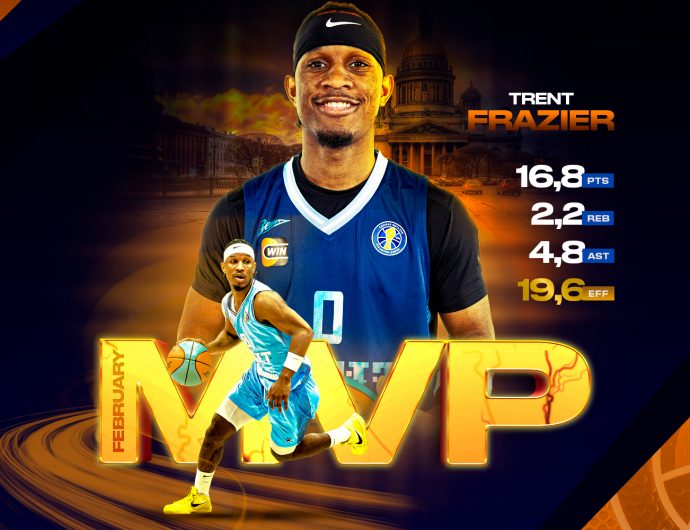 Trent Frazier is MVP of February