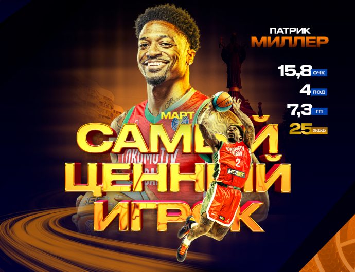 Патрик Миллер – самый ценный игрок марта в сезоне-2025/26
