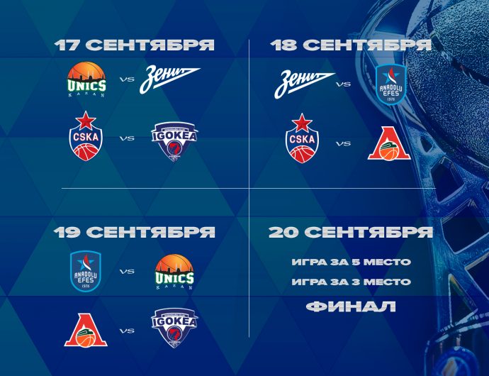Расписание Суперкубка-2026