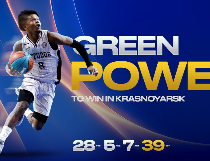 Wendell Green scored 28 points and had 7 assists against Enisey